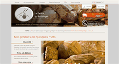 Desktop Screenshot of lefeutreduboulanger.com